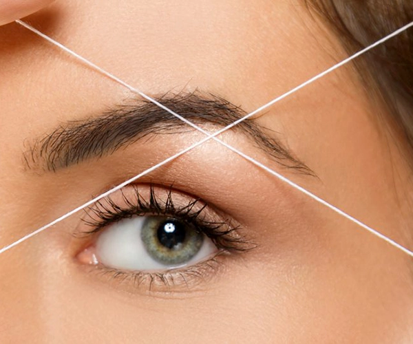 Eyebrow-threading